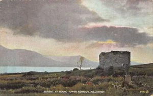 EIRE Irlanda - KILLARNEY - Puesta de sol en la Torre Redonda Aghadoe - Imagen 1 de 2