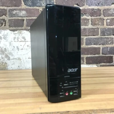 Acer SFF Desktop PC Retro Gaming AMD Dual Core 2.10GHz 3GB RAM (Windows Vista) - Image 1 of 4