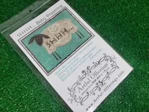 SHHH Baby Dreaming - Punchneedle Pattern by Artful Offerings - Picture 1 of 5