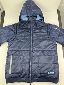 Vintage G Unit Tools Of The Trade Hooded Puffer Jacket Youth XL 50 Fifty Cent - Picture 1 of 11