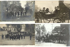 ROYALTY Visits Paris 63 cartoline d'epoca pre-1910 (L5924) - Foto 1 di 16