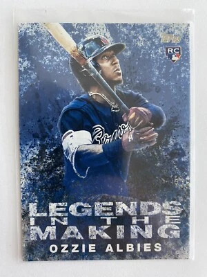 2018 Topps #LITM-4 Ozzie Albies Legends in the Making Blue RC - Image 1 of 2