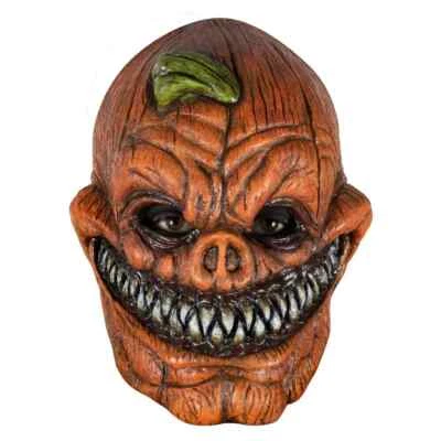 Ghoulish Vampire Skull Franky Clown White Skull Pumpkin Zombie Latex Face Mask - Image 1 of 4