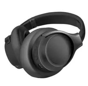 Brookstone Ultrabass Noise Isolating Wireless Bluetooth Headphones Black SEALED - Picture 1 of 4