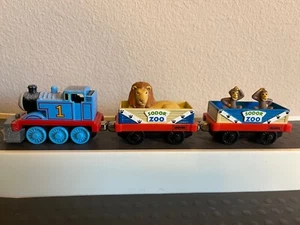 THOMAS & FREUNDE TAKE N PLAY SET 3 THOMAS MIT ZOO AUTO LÖWE & AFFE 2006 - Bild 1 von 7