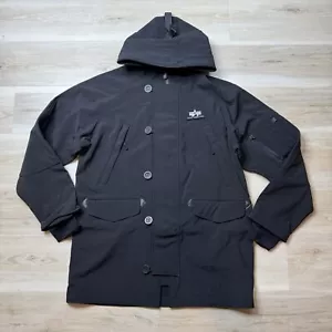 Alpha Industries N-3B Softshell Cold Weather Parka Jacke -schwarz- Herren Gr. XL - Bild 1 von 11