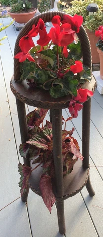 Antique Wicker Table Cover