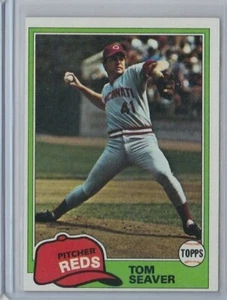 TARJETA TOPPS DE TOM SEAVER 1981 - ¡LA LEYENDA PUEDE HABER FALLECIDO PERO SU MEMORIA VIVE! - Imagen 1 de 11
