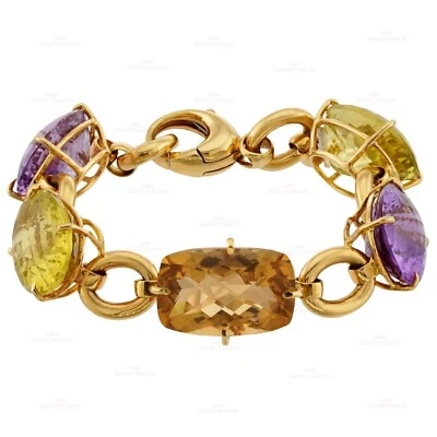 ROBERTO COIN 18k 黄金多色宝石手链 — 第 1/4 张图片