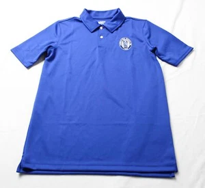 Lands' End Boy's S/S School Uniform Performance Polo AN3 Blue Size XL (14-16) - Picture 1 of 4