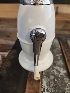 Rival Magic Hostess Hand Crank Ice Crusher #480 Ice-O-Mat Bucketeer mcm - Picture 1 of 5
