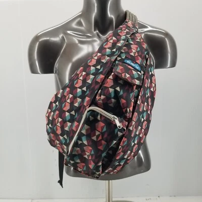 KAVU ROPE SLING Pattern Party  Messenger Backpack Monosling Crossbody - Image 1 of 4