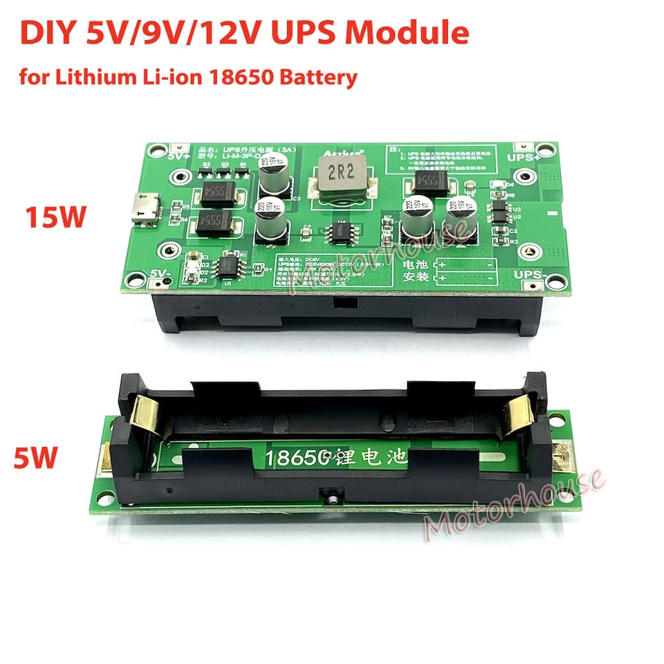 Lithium Li-ion 3.7V Battery Charger 5V 9V 12V Converter Module UPS Power Supply - Image 1 of 4