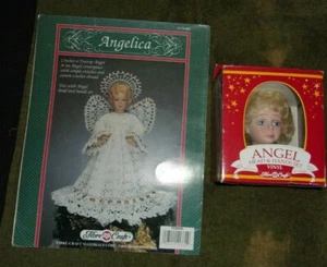 Fibre Craft Angelic Doll Pattern & Fibre Craft Vinyl Angel Head & Hands Set - Picture 1 of 2