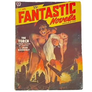 Fantastic Novels Magazine PULP April 1951 The Torch by Jack Bechdolt , Lawrence - Bild 1 von 9