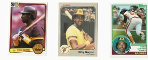 Tony Gywnn rookie card lot- All 3 RC's Topps/Fleer/Donruss!! - Picture 1 of 1