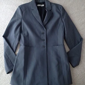 emporio armani GRAY BLAZER, Ladies Jacket, SIZE 40, wool blend stretch ar - Picture 1 of 11