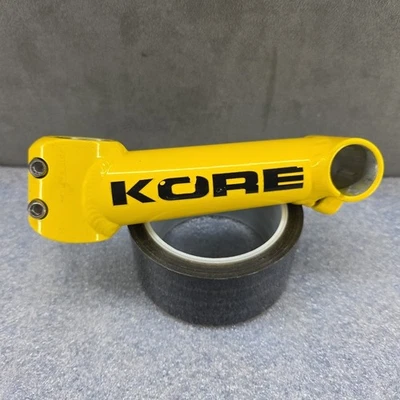 Yellow KORE 135mm x 25.4 x 10 Degree  x 1-1/8" Threadless Vintage Retro - Image 1 of 4