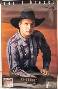 Vintage Garth Brooks Magazin Poster ohne Zäune  - Bild 1 von 8