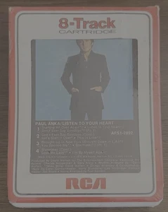 Paul Anka 8 Track Tape - Listen To Your Heart - Yacht Rock NEW NOS SEALED RCA - Bild 1 von 3