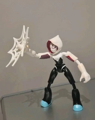 Spider-Man Marvel Bend and Flex Ghost-Spider 6" Action Figure Toy, Flexible 2020 - Image 1 of 4