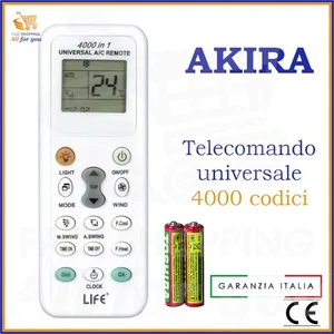 Telecomando universale condizionatore compatibile per Akira climatizzatore clima - Imagen 1 de 1