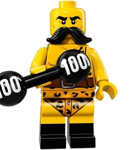 LEGO Series 17 Collectible Minifigures 71018 - Circus Strongman Open To Verify - Picture 1 of 1