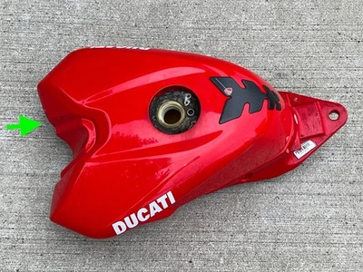 2008-2013 Ducati 848 1098 1198 Gas Fuel Tank Petrol Cell RED - Image 1 of 4