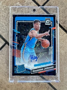 Keyontae Johnson 2023 Donruss Optic Fast Break Rated Rookie 1/1 Black Disco Auto - Picture 1 of 2