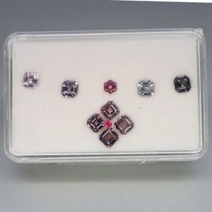 Mixed Shape 2x2 to 4.5x4.5 mm.Natural Fancy Color Spinel Myanmar 10Pcs/3.97Ct. - Picture 1 of 6