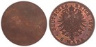 Bayern / Preußen / Württemberg 5 Mark 1878 Probe, Kupferabschlag Adlers.  118735
