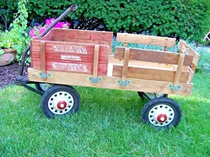 Vintage Garton Wagon Master Garton Rapid Delivery stake wagon Coaster Wagon - Picture 1 of 12