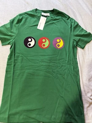 Gosha Rubchinskiy s/s 17 Logo Camiseta Camiseta Ying Yang Verde Talla XS Foto 1 de 3
