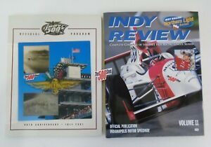 2001 Indianapolis 500 85th Running Program & Indy Review Yearbook Castroneves