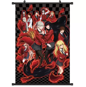 Póster de pared de la escuela de juego anime Jabami Yumeko Kakegurui desplazamiento con cosplay 2616 - Imagen 1 de 6
