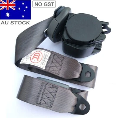For Mazda 3-Point Universal Safety Seat Belt Seatbelt Strap Retractor Dark Grey - image 1 of 4