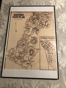 Map 1873 Hauvers District, Foxville, Frederick County, Maryland, 12/18 Unframed - Picture 1 of 1