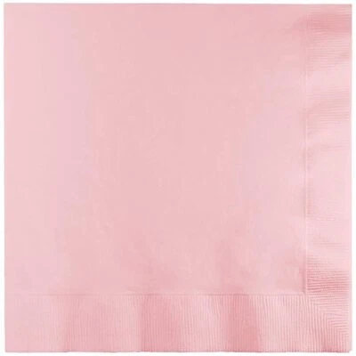 Pink 3-Ply Dinner Paper Napkins 25 Per Pack Tableware Decorations Party Supplies - Image 1 of 3