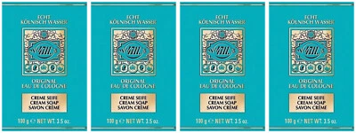 4711 Echt Kölnisch Wasser Creme Seife Duftseife Handseife Seifenstück 4x 100g