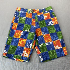 Pantalones Cortos de Golf Loudmouth Para Hombres 34x11 Azul Verde Retazos Chino Golfista Adulto - Imagen 1 de 12
