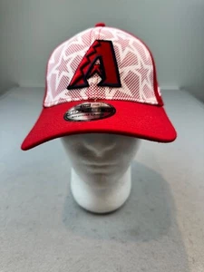 Arizona Diamondbacks July 4th Red with Stars & Stripes 39Thirty New Era Hat M/L - Picture 1 of 7