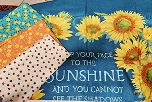 Moda fabric Solana Sunflowers Quilting Cotton Quilt In A Day Kit - Picture 1 of 1