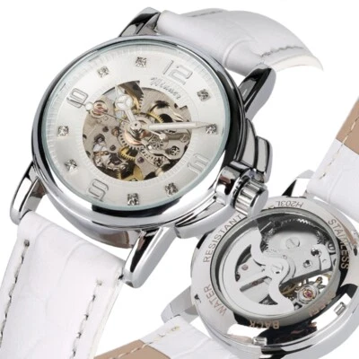 Winner Women's Watch Automatic Mechanical Watches Skeleton Wristwatch Best Gifts - Image 1 of 4