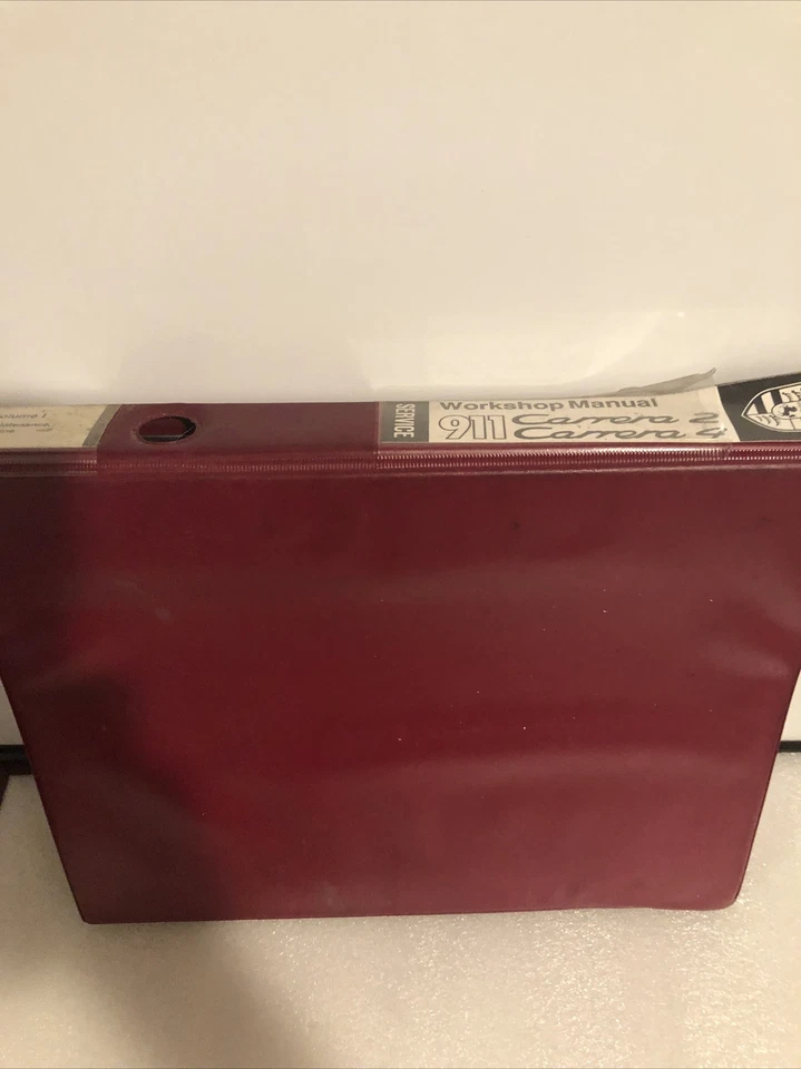 Porsche 911 Carrera 1988 4 volumen de mantenimiento uno del motor Foto 1 de 4