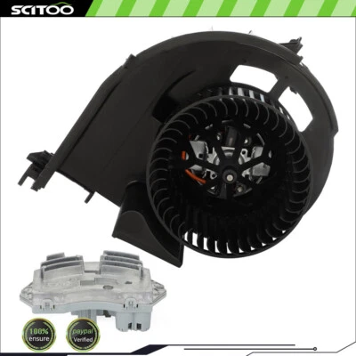 Aquecedor resistor motor ventilador adequado para 2007-2013 BMW X5 2008 2009 2010-2014 X6 kit - Imagem 1 de 4