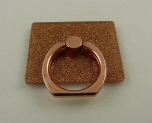 cell ring for iphone stand for phone stick on rose gold tone - Picture 1 of 5