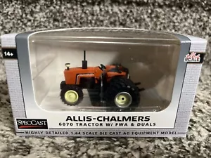 2024 SpecCast 1:64 ALLIS-CHALMERS 6070 With Duals & FWA! Diecast Tractor NEW!! - Picture 1 of 2