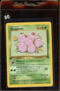 POKEMON 1ST. EDITION EXEGGCUTE 52/64 JUNGLE COMMON NEAR MINT - Picture 1 of 4