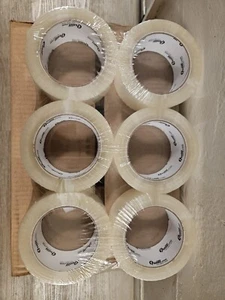 36 Rolls Quill Clear Shipping Packing Tape 1.88" x 109 Yards 1.85 MIL BOX 6 X 6 - Picture 1 of 10