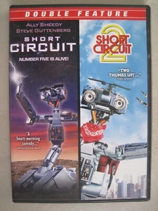Short Circuit 1 / Short Circuit 2 (Double Feature DVD)-RARE-Like New-Free FAST P - Picture 1 of 1